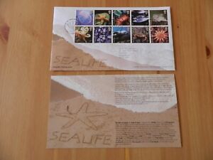 2007  SEA LIFE  FDC WITH SHS - IN VERY GOOD CONDITION