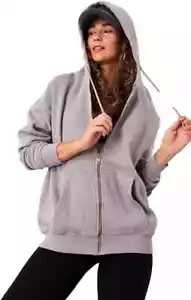 Y2K-Inspired Zip-Up Hoodie Women Double-Layer Hoodie Adjustable Drawstring - Picture 1 of 6