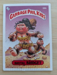 Garbage Pail Kids Topps 1985 UK Series 2 ~ 56b Brutal Bridget - Picture 1 of 2