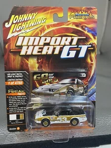 JOHNNY LIGHTNING IMPORT HEAT GT 1985 NISSAN 300ZX #33 RACE CAR GOLD/BLACK 1/64 - Picture 1 of 3