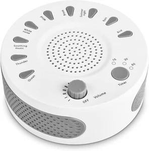 27 Sounds White Noise Machine Nature Sound Therapy Sleeping Aid Relax w/ Timer - Picture 1 of 6