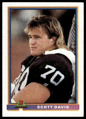 1991 Bowman #250 Scott Davis - Image 1 of 2