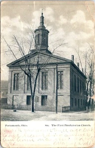Postal 1907 Portsmouth Ohio Primera Iglesia Presbiteriana D101 - Imagen 1 de 2