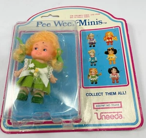 Vintage Uneeda Pee Wee Minis Puppe 70445-NOS 1987 4 Zoll - Bild 1 von 4