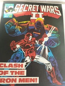 MARVEL SUPER HEROES SECRET WARS 2 #53 KEY RARE UK Comic VFN/NM WEEKLY BRITISH - Picture 1 of 3