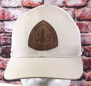 Columbia Sportswear Beige & White Unisex Flexfit Cap XS - Picture 1 of 6