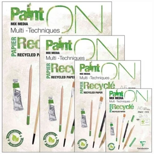 CLAIRFONTAINE Zeichenblock A5 A4 A3 Paint On Recycling Öl Acryl Aquarell 250g 30 - Bild 1 von 1