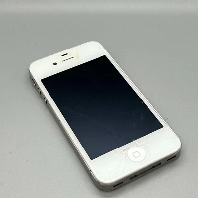 iPhone 4s White Phone - For Parts (see Notes) Apple - Image 1 of 4