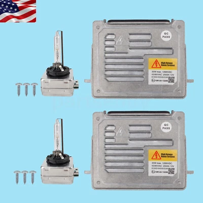 2x Headlight Xenon Ballast Module & Bulb Kit For 2014-2020 Jeep Grand Cherokee - Image 1 of 4