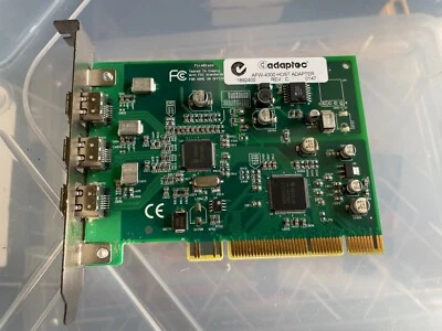 Adaptec AFW-4300 3-port Fire Wire 1394 Host Adapter - PCI - Image 1 of 4