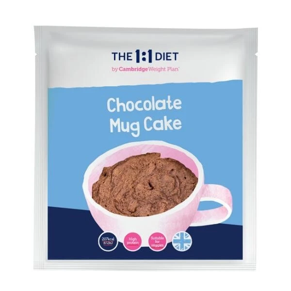 CAMBRIDGE DIET 21 x The 1:1 Diet By CWP - Chocolate Protein Mug Cake EXPIRY END JAN 2026