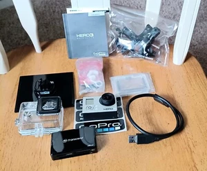 GoPro Hero3 White Edition. 1080p30/960p30/720p60 & bike accessories - Picture 1 of 5