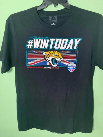 NFL Jaguars vs Ravens London Games 2017 T Shirt Size Medium , Official NFL RARE Cover