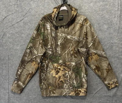 Scent Blocker RealTree Hoodie Mens Sz M Camo Trinity Technology Pocket - Image 1 of 4