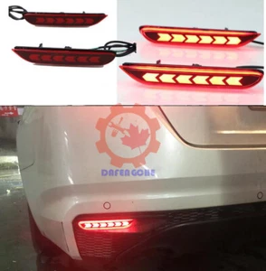 Drive+Brake LED Rear Bumper Light Refit For Nissan Altima Qashqai Rogue X-Trail - Picture 1 of 8