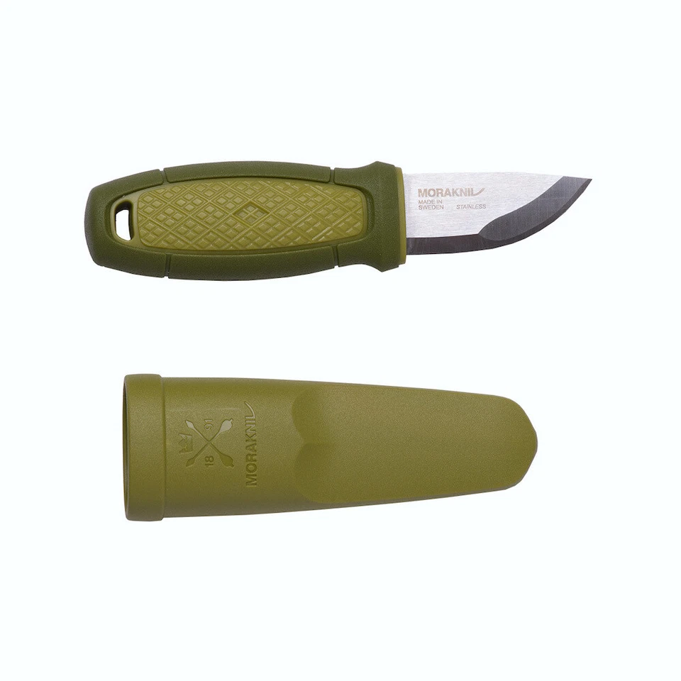 Morakniv Eldris Stainless Steel Outdoor Knife & Sheath - Green YKM12651 - Image 1 of 1