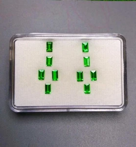2.27CT 5x3 TOP HIGH FINEST GREEN 100% NATURAL  TSAVORITE GARNET LOOSE GEMSTONE - Picture 1 of 3
