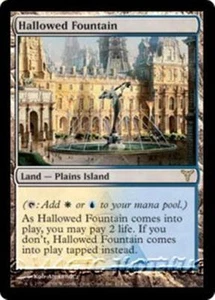 HALLOWED FOUNTAIN Dissension MTG Land — Plains Island RARE - Picture 1 of 1