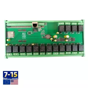 Placa de relé Ethernet 16 32 canales ESP32 WIFI MQTT Domoticz OpenHAB conmutador inteligente - Imagen 1 de 34