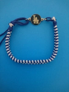 LOS ANGELES DODGERS MLB ROPE BRACELET WITH CHARM "BRAND NEW & FACTORY SEALED" - Picture 1 of 6