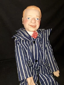 Vintage W.C. Fields: Maniquí de cuerda tipo ventrílocuo de 30" / Años 80 (KR) - Imagen 1 de 8