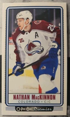 2021-22 O-Pee-Chee - Premier Tallboys #P-4 Nathan MacKinnon - Image 1 of 2