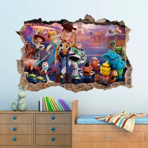 CALCOMANÍA DE PARED TOY STORY HOLE HOLE EN PARED JUGUETE DECORACIÓN DE DORMITORIO NIÑOS - Imagen 1 de 1