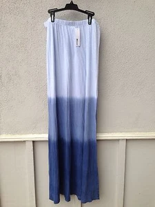 $ 109 Neu mit Etikett LA Made blau Batik weicher Maxirock - Bild 1 von 2