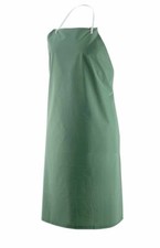 GREMBIULE CON PETTORINA IMPERMEABILE IN PVC VERDE 75X110 GR 300 (30718)