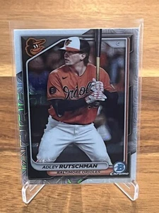 2024 Bowman Chrome Adley Rutschman Mojo Refractor #77 - Imagen 1 de 2