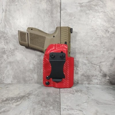 IWB Holster With Fomi In EMT Red Pick Your Model. - Image 1 of 4