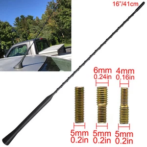 16" Antenna Mast Black Aerial Radio AM/FM for TOYOTA SOLARA 2000~ 2008 New 40cm - Picture 1 of 7