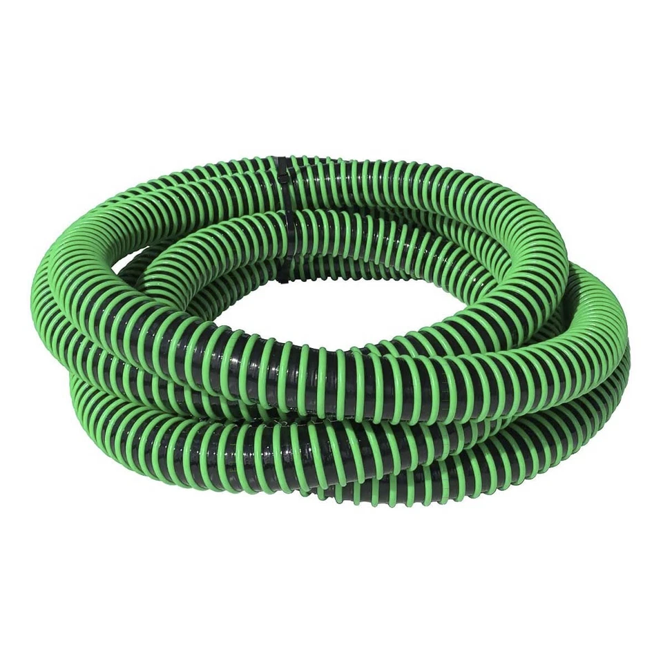 Gloxco 1-1/2" ID Green EPDM Suction Hose, 50 PSI, 20' Length