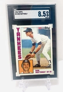 DON MATTINGLY 1984 TOPPS GRADED 8.5 BASEBALL - Picture 1 of 2