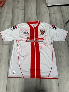 Stevenage FC 2013 2014 Home Shirt | Fila Kit | Mens Large | Football | Boro Top - Picture 1 of 16