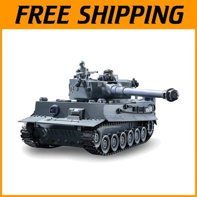 RC Tiger Tank with IR Battle, 1:28 Scale Military Vehicle - Image 1 of 4