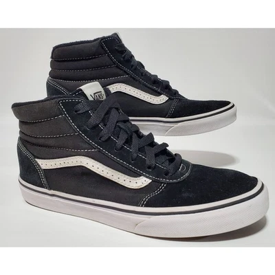 Zapatillas de skate Vans Old Skool SK8 Hi High Top negras blancas talla 6Y 500714 Foto 1 de 4