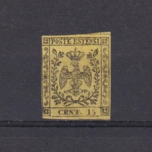 ITALY MODENA 1852, Sc #3, CV $77, No gum - Picture 1 of 2