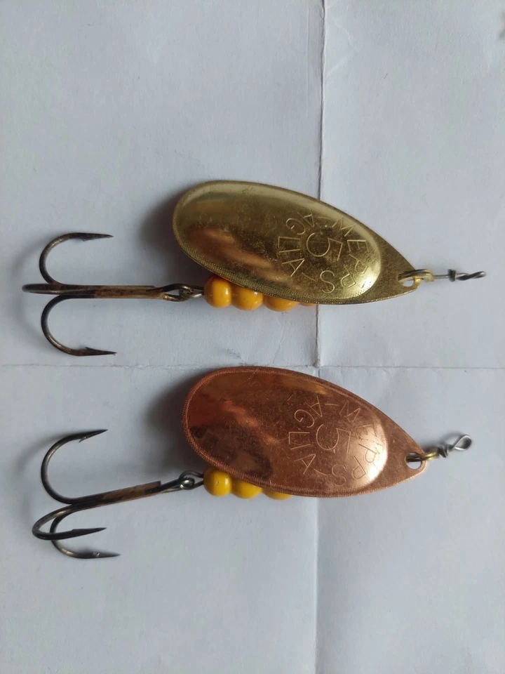 1 Mepps Spinner Größe 5 Kupfer / Gold Kunstköder Hecht Barsch - Bild 1 von 1