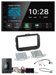Kenwood Bluetooth Lenkrad DAB USB 2DIN Autoradio für Alfa Giulietta Infoadapter - Bild 1 von 12