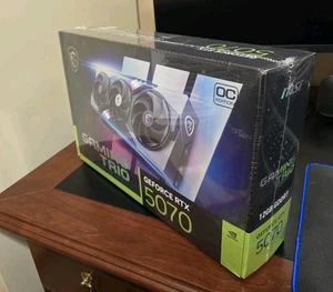 MSI- NVIDIA GeForce RTX 5070 GAMING TRIO OC 12GB GDDR7 Graphics card *BRAND NEW* - Afbeelding 1 van 2