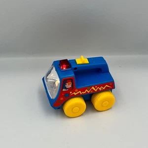 Vintage Toy Power 1983 Blue Yellow Red Truck Flashlight Light Up Toy - Picture 1 of 8
