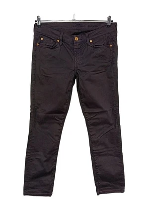 7 FOR ALL MANKIND Pantalón tipo suéter Mujeres Pantalón Talla EU 40 marrón - Imagen 1 de 4