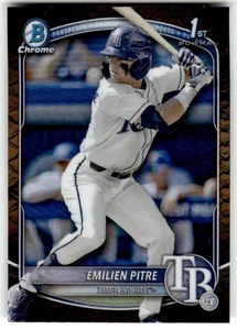 2025 Bowman - Chrome Prospects Emilien Pitre #BCP-83 Reptilian Refractor (RC) - Bild 1 von 2