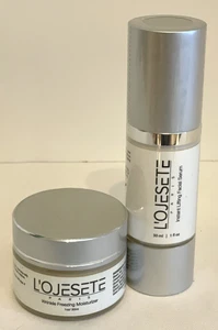 L’ojesete Wrinkle Freezing Moisturizer 1 Oz and Instant Lifting Facial Scrum 1oz - Picture 1 of 9