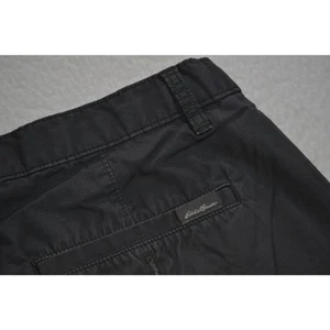 Eddie Bauer Golf Shorts Khakis Chinos Mens Size 32 Flat Front Gray Cotton - Picture 1 of 6