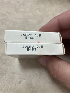2 Mary Kay Cream-To-Powder Foundation .35 Oz. Ivory 0.5 D-Shape New NOS 548300 - Picture 1 of 1
