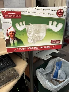 National Lampoon Christmas Vacation Moose Mug Punch Bowl - Clear - Picture 1 of 1