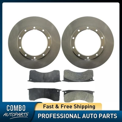 Juego de pastillas de freno de disco delanteras rotor de freno de disco para Ford F650 2009-2019 Foto 1 de 4