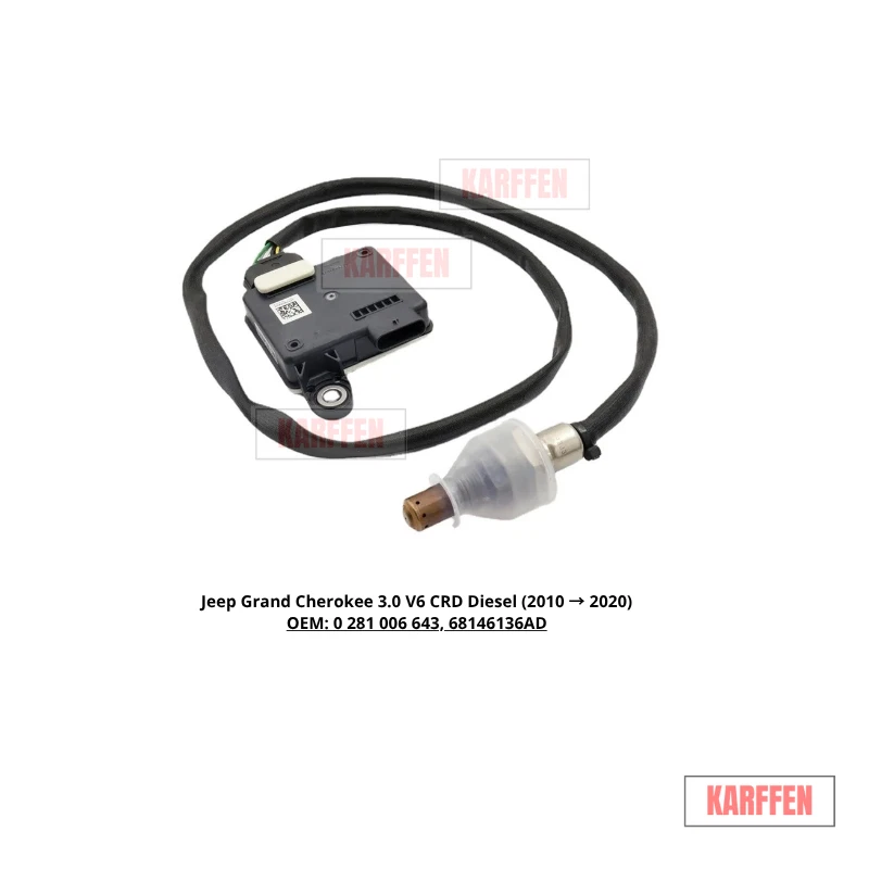 ⭐ SONDA SENSORE NOX JEEP GRAND CHEROKEE 3.0L DIESEL 68146136AD 0281006643 - Immagine 1 di 4